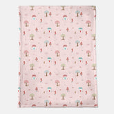 Little Red Riding Hood Pink Minky Blanket - 60" x 80"